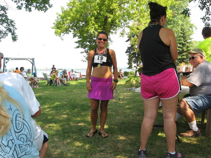 8/4/12 - 10K Run - Second place females